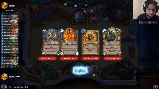 How to play Beardo OTK Paladin (Hearthstone Kobolds and Catacombs post-nerfs deck guide) смотреть онлайн