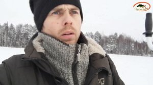 Зимняя рыбалка Испытание самодельной удочки Ловля окуня на безмотылку