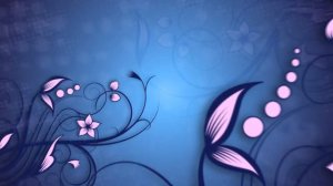 Футаж 1. Цветочные узоры Flourish видео заставка