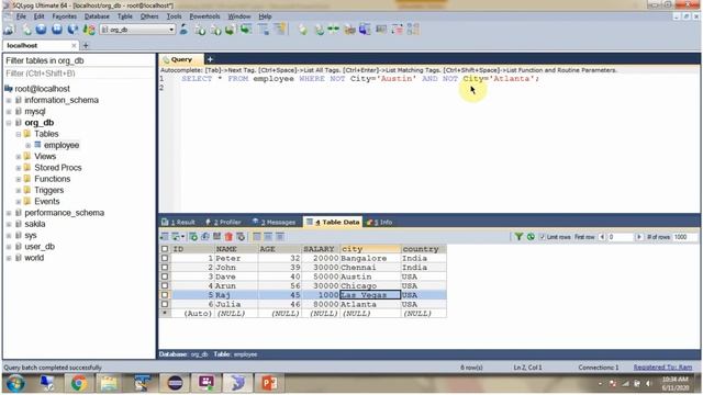How to combine AND, OR, and NOT Operators? | SQL Tutorial For Beginners | Learn SQL