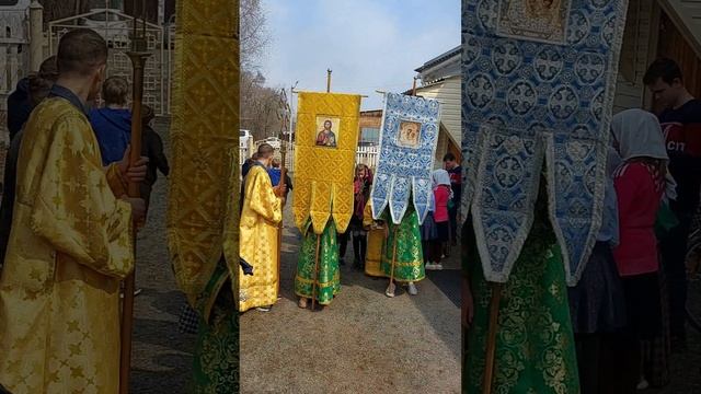 Крестный ход на Вход Господень во Иерусалим?☦️? #крестныйход #вербноевоскресенье #православие