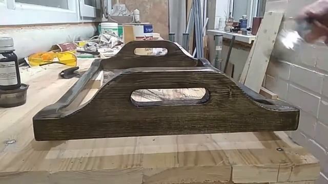 Изготовление подноса из эпоксидной смолы, дерева и оргстекла. смотреть онлайн