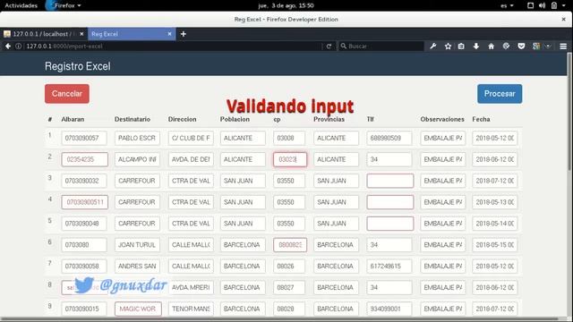 Laravel con Excel (Importar archivo excel, modificar y guardar en mysql) смотреть онлайн