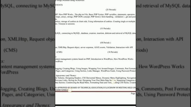 #01 PHP programming || syllabus discussion for php Programming