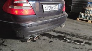 Выхлоп от AMG 63 на Е500 w211 (продолжение)