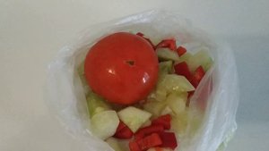 Свежий салат зимой!!!!Заморозка огурцов,томатов и перца.