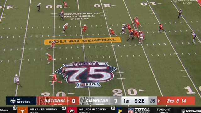 EVERY THROW: Spencer Rattler vs Bo Nix SICK THROWS! 2024 Senior Bowl National vs American Highlight смотреть онлайн