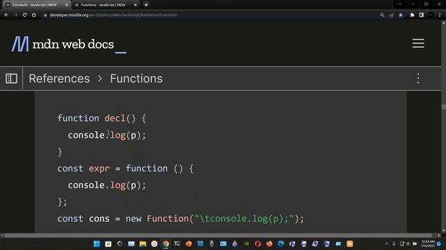 Function Expressions, Function Declarations, and Function Constructors.