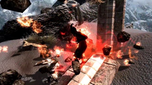 Skyrim Battles - Auri-EL vs Lorkhan [Reloaded][Legendary Settings] смотреть онлайн