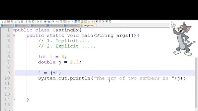 Casting in JAVA | Java Tutorials | Implicit and Explicit Casting | Type conversion
