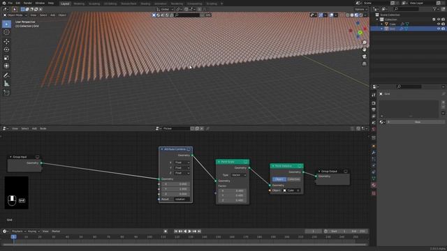 Attribute Sample Texture node and geometry nodes in Blender 3D (tutorial)
