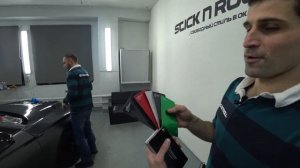 Стайлинг автомобиля AUDI A5 в рамках проекта Stick n roll.