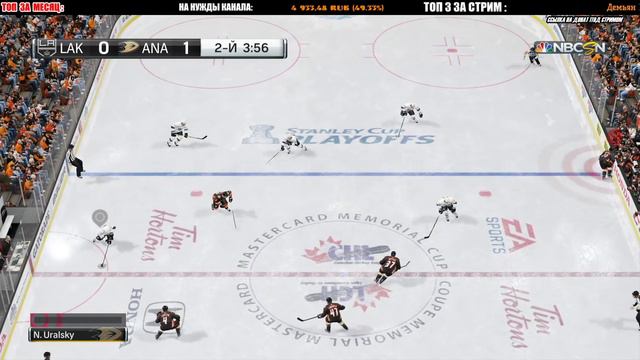 NHL 18 Карьера игрока 17 18 Кубка Стэнли Анахайм Дакс - Лос-Анджелес Кингс