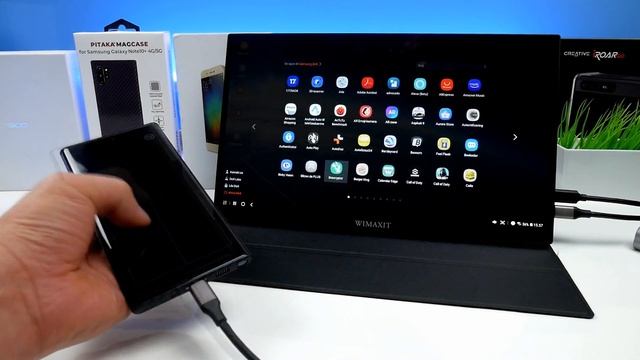 WIMAXIT Portable Touch Monitor M1400CT for USB Type-C + HDMI | 14" Full-HD IPS HDR RGB FreeSync смотреть онлайн