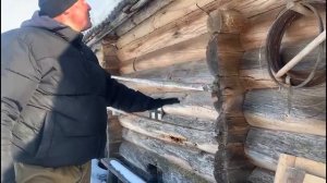 Старый деревянный дом спустя 100 лет