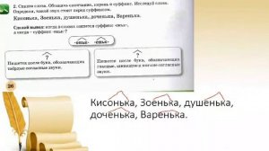 Русский язык. 2 класс. Суффиксы -оньк, -еньк.