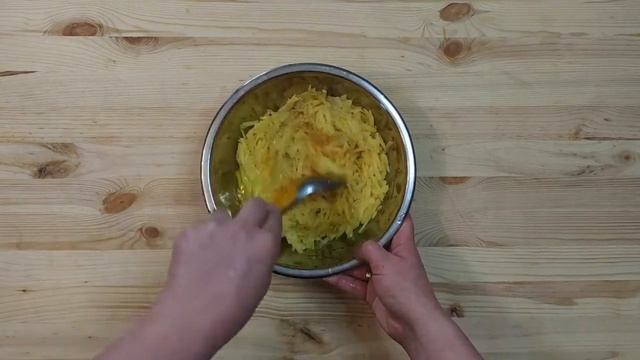 Гнезда из фарша с картошкой
