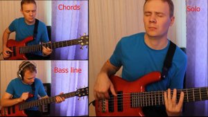 Bass guitar solo by Mikhail Agapov - A little story (Соло на бас-гитаре, слэп)