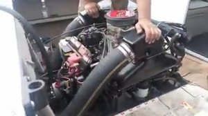 Шевроле Тахо V-8 на катере первый запуск