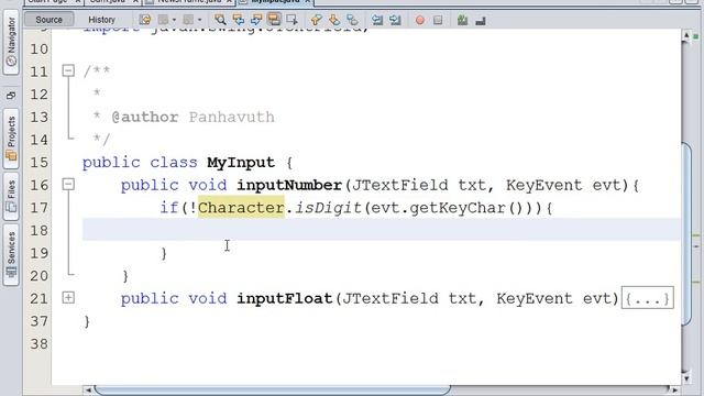 How to Protect Input Number on JTextfiled by Class in Java Netbeans смотреть онлайн