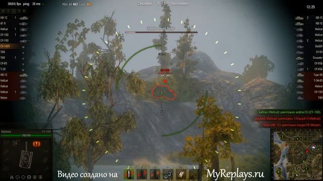 WOT: Рудники - СУ-100Y - 6 фрагов - смотреть онлайн