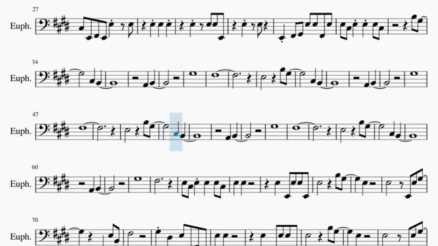 Euphonium Sheet Music: How to play Symbolism (turi ip ip ip) by Electro Light смотреть онлайн