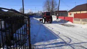 Трактор Т-25. Почему не ехал. Причина в забитой выхлопной!