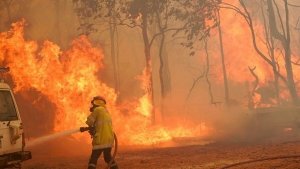Природные пожары уничтожают дома в Нью-Мексико, США