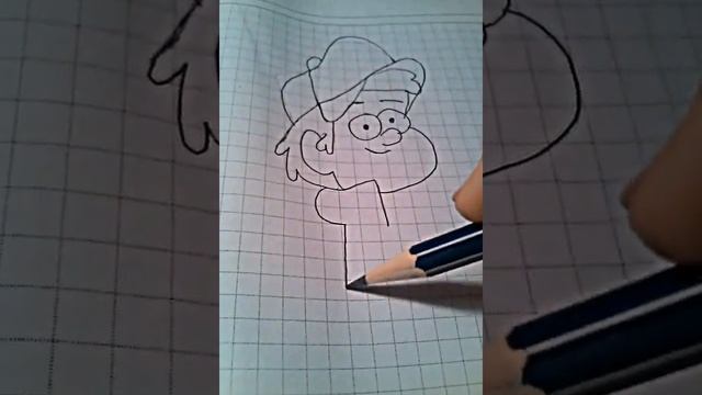 Рисование.Диппер Пайнс из Гравити фолз смотреть онлайн