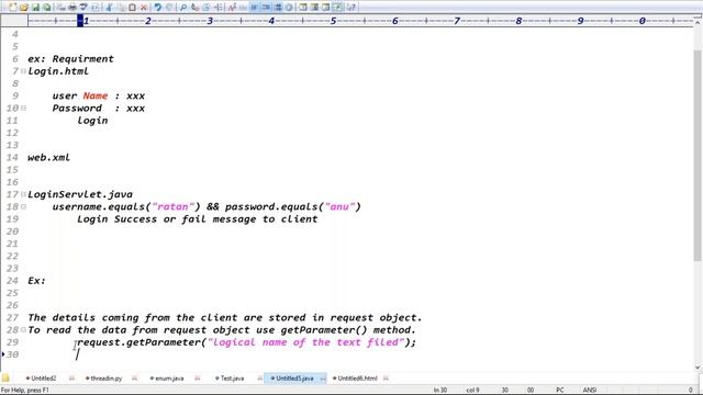 Advanced java Tutorials ||Servlets || Login Application Processing || by Mr.Ratan || class-08 смотреть онлайн
