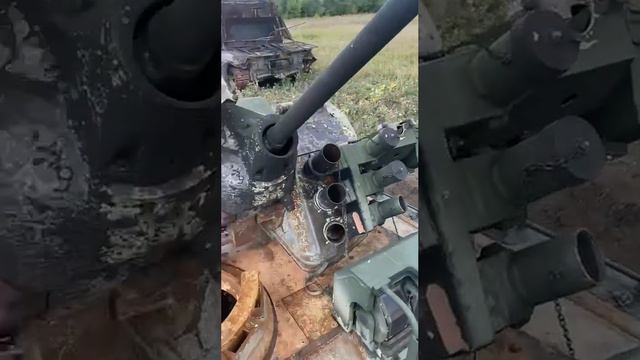 Всплыла ещё одна потеря немецкой БМП Marder 1A3, которая ранее не светилась. На видео её осматривает