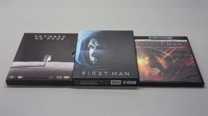 ЧЕЛОВЕК НА ЛУНЕ - FIRST MAN - Blu-ray - 2018 - STEELBOOK - MANTA LAB - Damien Chazelle, Ryan Gosling