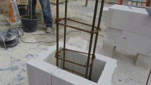 Как построить колонны в частном доме.  Стройка 2017