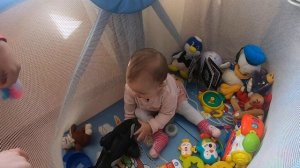 МАНЕЖ ДЛЯ РЕБЕНКА УДОБНАЯ ВЕЩЬ.  PLAYPEN  FOR A CHILD, VERY CONVENIENT