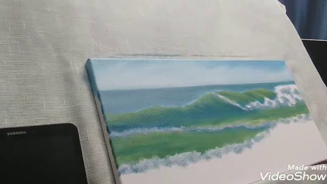 Beautiful surf, time lapse #oil #Painting  #stepbysteppainting #Seascape #surf// пишем волну. масло