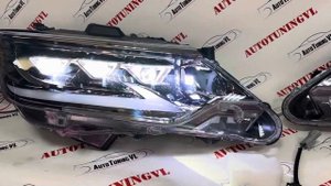 Фары светодиодные на TOYOTA CAMRY 55 в стиле LEXUS
