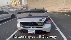 Elantra N Trunk Opens “Automatically” #elantra #hyundai #diy #elantran