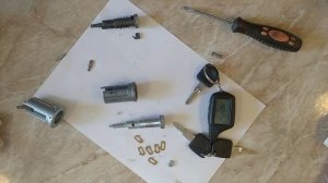 как заменить замок зажигания и сохранить родной ключ