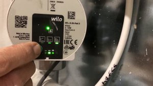Wilo Para 25/7 Насос для теплого пола, скрытое меню, как выбрать скорость, рабочая характеристика