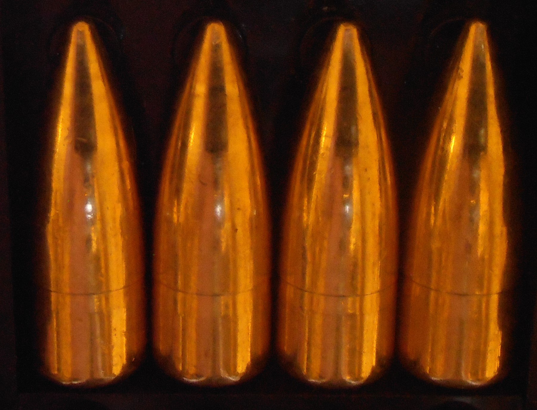 Пуля БПЗ 7,62х39, 125gr 8,1 грамм, FMJ, ВС-0,294, латунь.