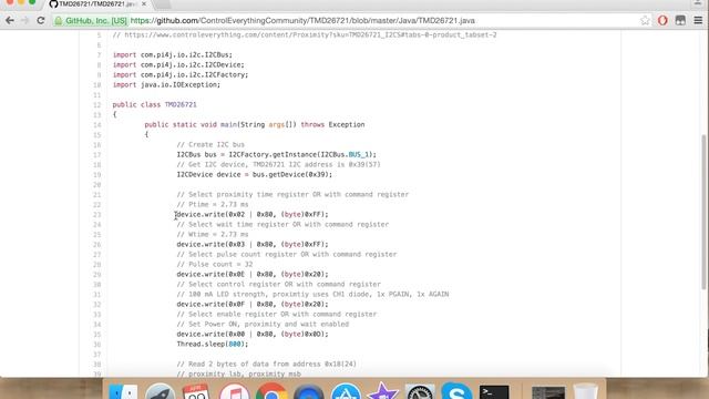 Raspberry Pi  TMD26721 Infrared Digital Proximity Detector Java Tutorial смотреть онлайн