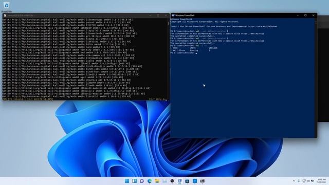 Instructions to Install Kali linux on WSL 2 With KEX GUI On windows 11 смотреть онлайн