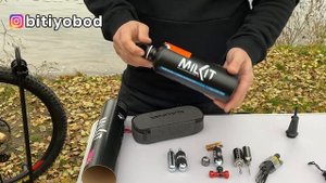 Ремонт бескамерки на велосипеде MTBРемонт бескамерки на велосипеде MTB