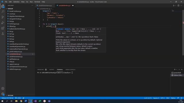 Python Sözlük(Dictionary) Uygulama смотреть онлайн