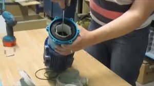 Сборка самовсасывающего насоса с магнитной муфтой серии UP (MDU) производства ЗАО "Астерион"