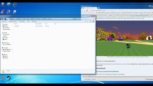 Minecraft How to install Mine Little Pony 1.7.10.1 смотреть онлайн