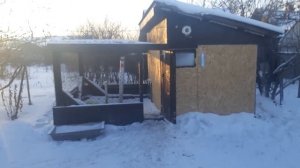 Как построить зимний курятник.