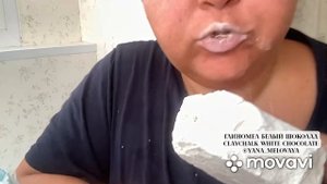 Глиномел Белый шоколад/ chalk-clay white chocolate | маленький обзор.