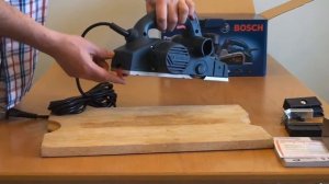 Рубанок Bosch GHO 6500 Professional (комплект поставки и распаковка)