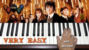 ГАРРИ ПОТТЕР на фортепиано ОЧЕНЬ ЛЕГКО легкий урок для новичка